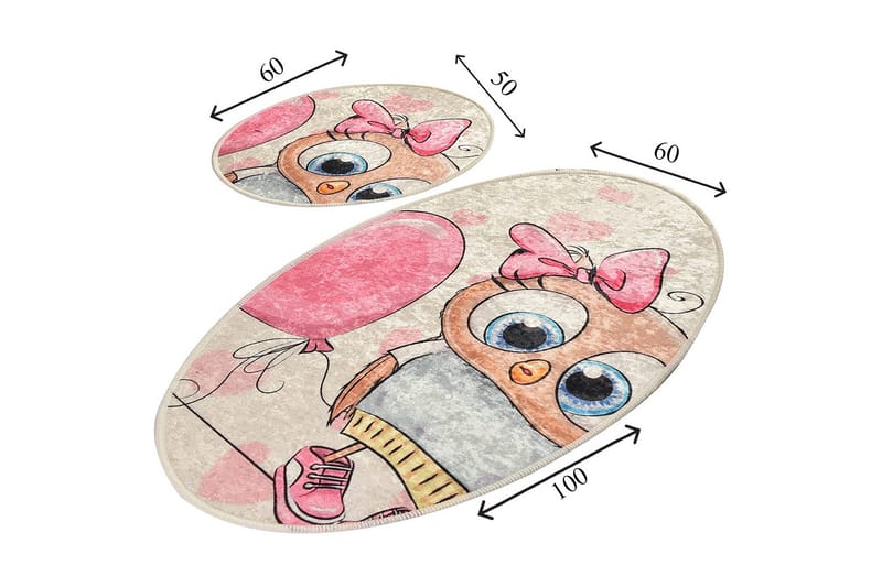 Niyanna Badrumsmatta 2-pack - Flerfärgad - Textil & mattor - Mattor - Badrumsmatta