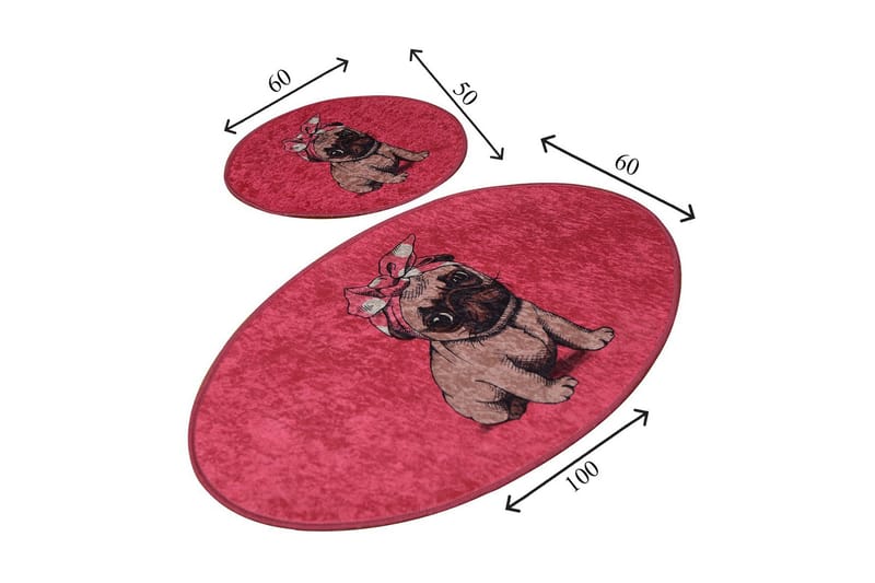 Niyanna Badrumsmatta 2-pack - Flerfärgad - Textil & mattor - Mattor - Badrumsmatta