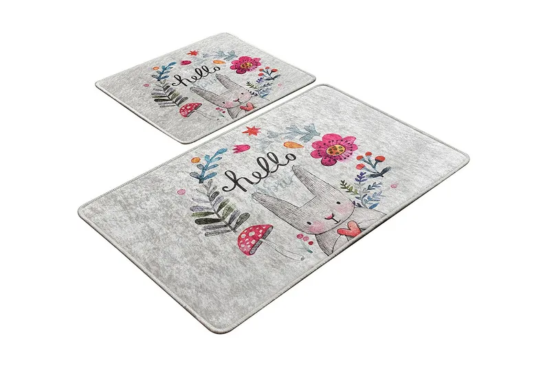 Niyanna Badrumsmatta 2-pack, Flerfärgad