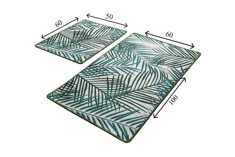 Niyanna Badrumsmatta 2-pack - Flerfärgad - Textil & mattor - Mattor - Badrumsmatta
