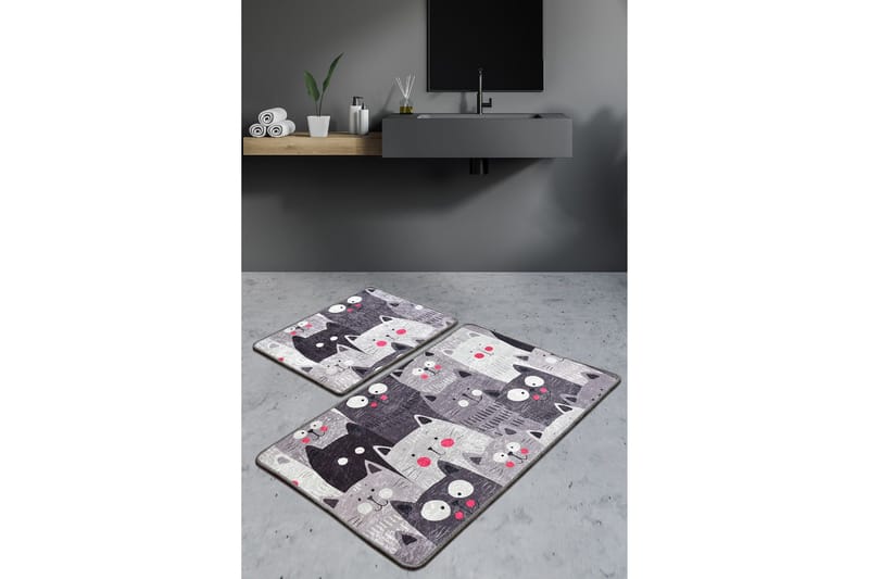 Niyanna Badrumsmatta 2-pack - Flerfärgad - Textil & mattor - Mattor - Badrumsmatta