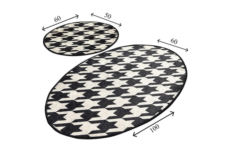 Niyanna Badrumsmatta 2-pack - Flerfärgad - Textil & mattor - Mattor - Badrumsmatta