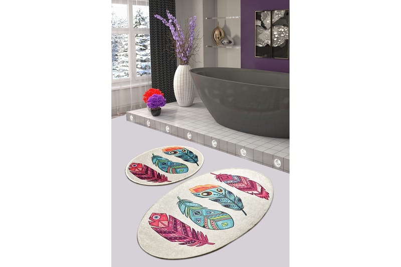 Niyanna Badrumsmatta 2-pack - Flerfärgad - Textil & mattor - Mattor - Badrumsmatta