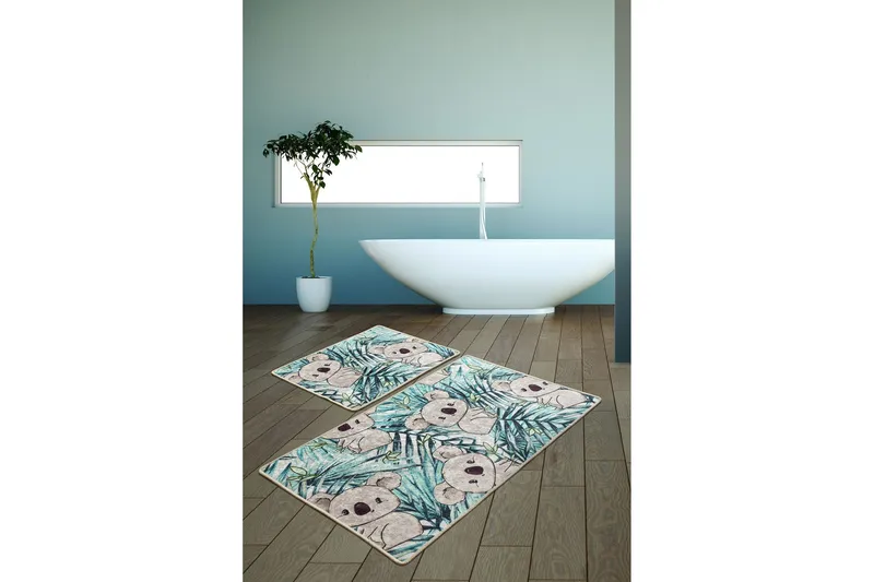 Niyanna Badrumsmatta 2-pack - Flerfärgad - Textil & mattor - Mattor - Badrumsmatta