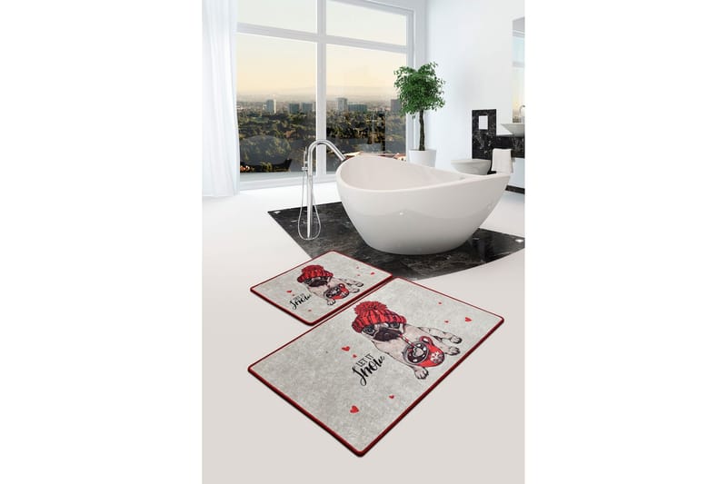 Niyanna Badrumsmatta 2-pack - Flerfärgad - Textil & mattor - Mattor - Badrumsmatta