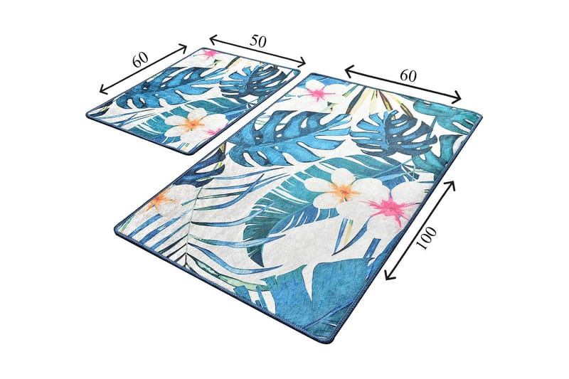 Niyanna Badrumsmatta 2-pack - Flerfärgad - Textil & mattor - Mattor - Badrumsmatta