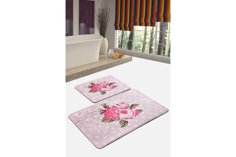 Niyanna Badrumsmatta 2-pack - Flerfärgad - Textil & mattor - Mattor - Badrumsmatta