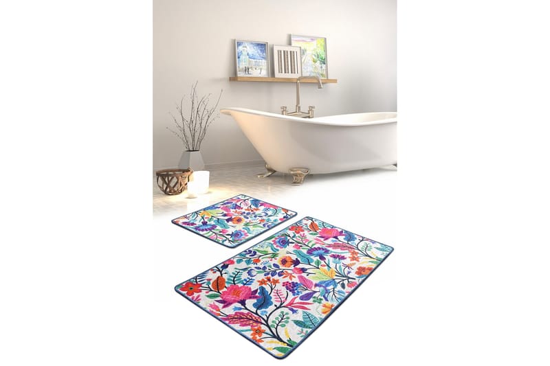 Niyanna Badrumsmatta 2-pack - Flerfärgad - Textil & mattor - Mattor - Badrumsmatta