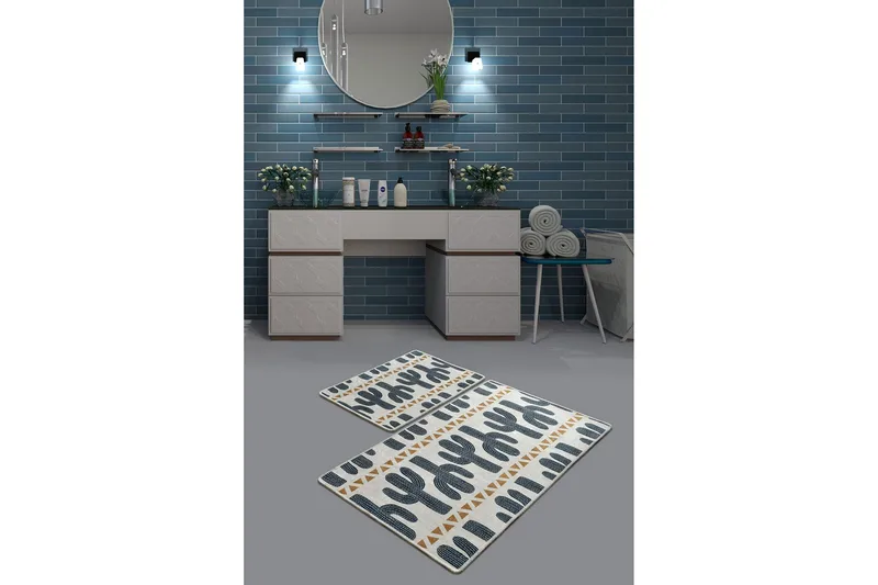 Niyanna Badrumsmatta 2-pack - Flerfärgad - Textil & mattor - Mattor - Badrumsmatta