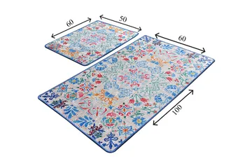 Niyanna Badrumsmatta 2-pack - Flerfärgad - Textil & mattor - Mattor - Badrumsmatta