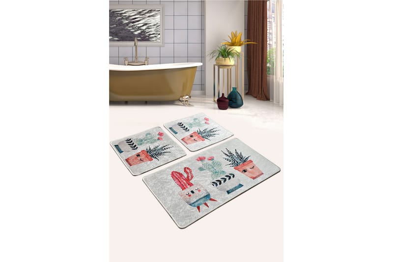 Niyanna Badrumsmatta 3-pack - Flerfärgad - Textil & mattor - Mattor - Badrumsmatta