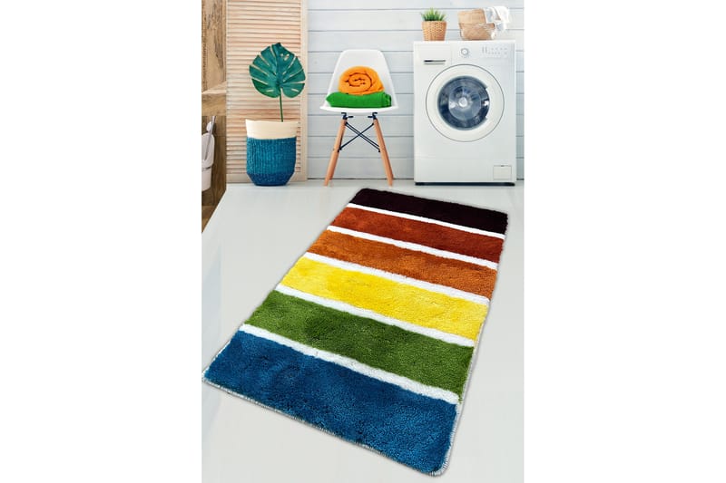 Nursa Badrumsmatta 70x120 cm Rektangulär - Flerfärgad - Textil & mattor - Mattor - Badrumsmatta