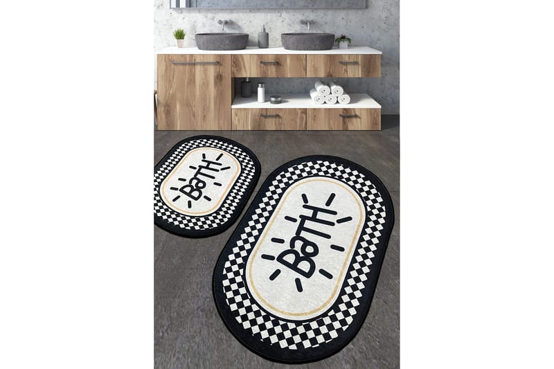 Nusrat Badrumsmatta 60x100 cm Rektangulär, Flerfärgad