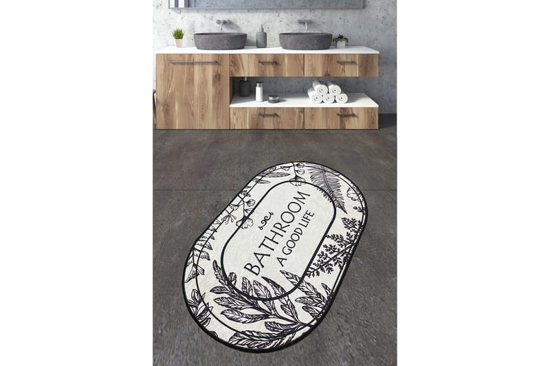 Nutan Badrumsmatta 70x120 cm Rektangulär - Flerfärgad - Textil & mattor - Mattor - Badrumsmatta