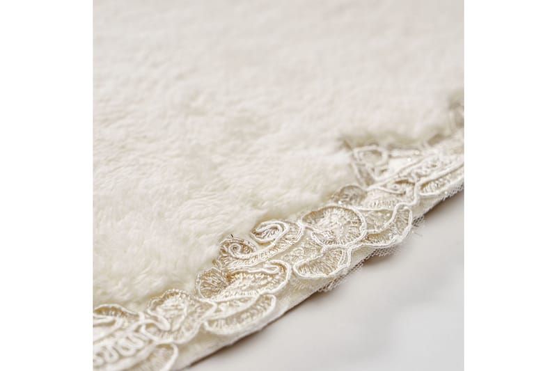 Pakhali Badrumsmatta 65x115 cm Rektangulär - Creme - Textil & mattor - Mattor - Badrumsmatta
