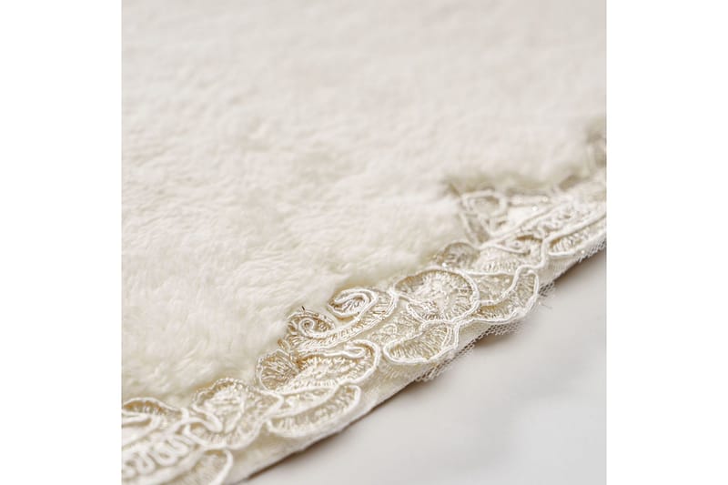 Pakhali Badrumsmatta 65x115 cm Rektangulär - Creme - Textil & mattor - Mattor - Badrumsmatta