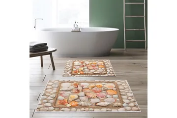 Pale Badrumsmatta 60x150 cm Rektangulär - Flerfärgad - Textil & mattor - Mattor - Badrumsmatta