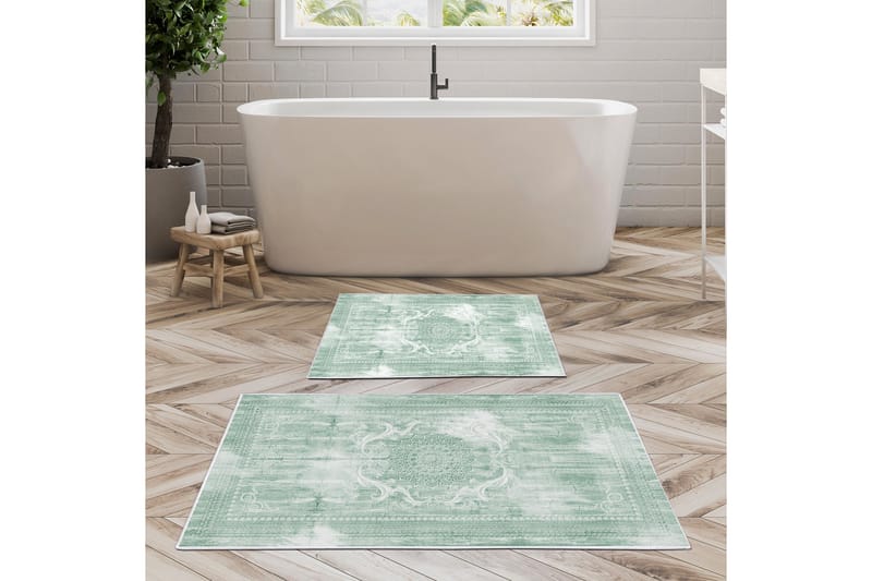 Pam Badrumsmatta 60x150 cm Rektangulär - Flerfärgad - Textil & mattor - Mattor - Badrumsmatta