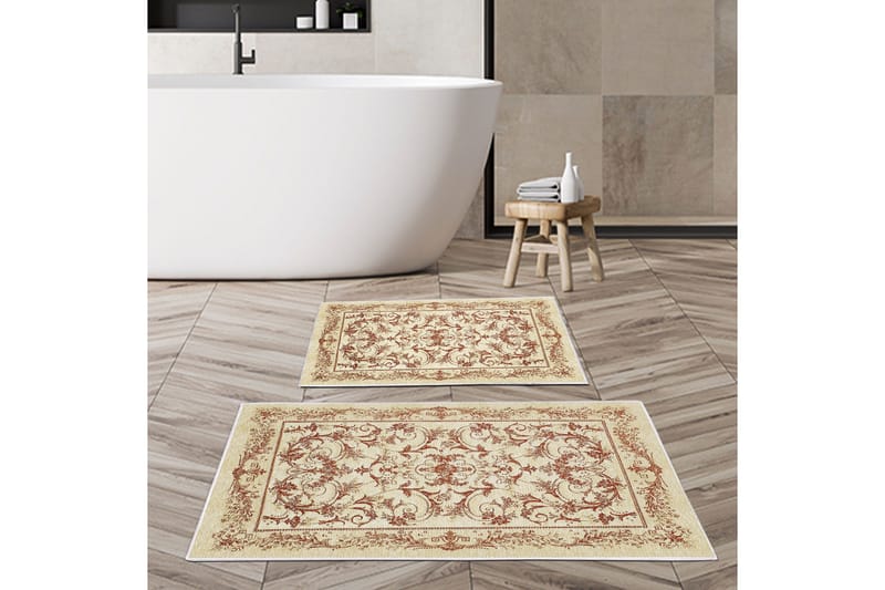 Pammi Badrumsmatta 60x150 cm Rektangulär - Flerfärgad - Textil & mattor - Mattor - Badrumsmatta