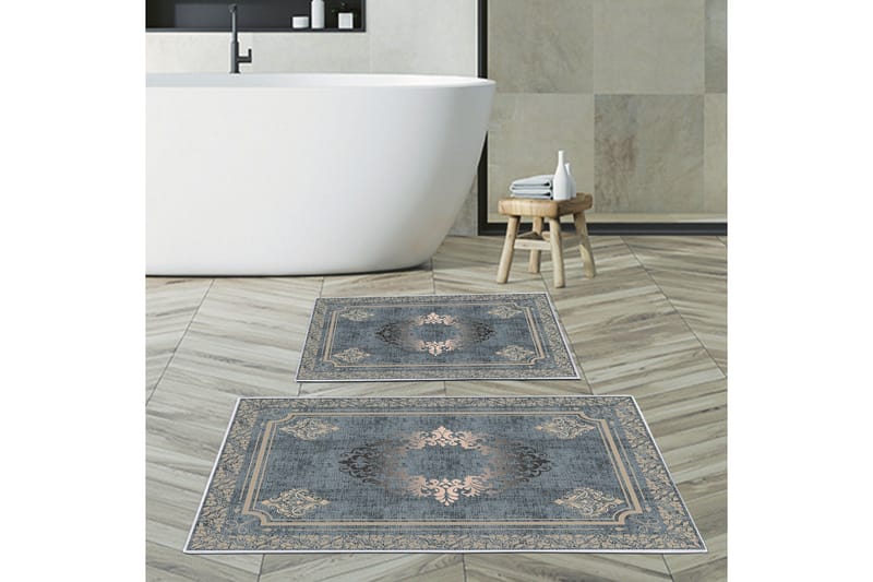 Panchal Badrumsmatta 60x150 cm Rektangulär - Flerfärgad - Textil & mattor - Mattor - Badrumsmatta
