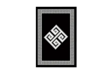 Panchhi Badrumsmatta 60x150 cm Rektangulär - Svart - Textil & mattor - Mattor - Badrumsmatta