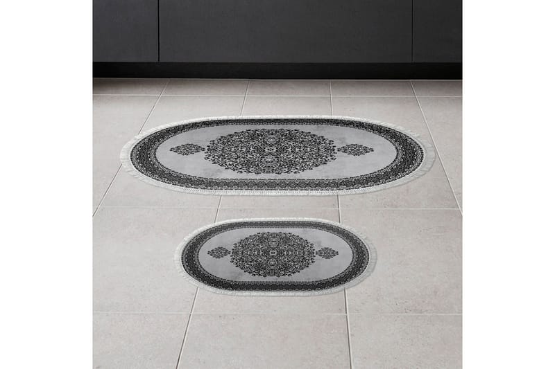 Panchma Badrumsmatta 60x150 cm Rektangulär, Grå