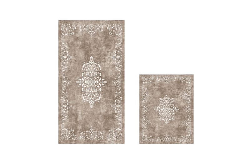 Panchuram Badrumsmatta 60x150 cm Rektangulär - Beige - Badrumsmatta