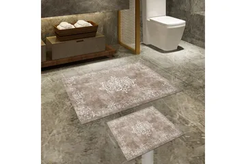 Panchuram Badrumsmatta 60x150 cm Rektangulär - Beige - Textil & mattor - Mattor - Badrumsmatta