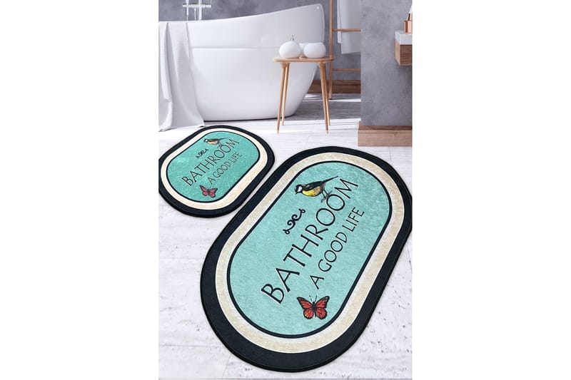 Pani Badrumsmatta 60x100 cm Rektangulär, Flerfärgad