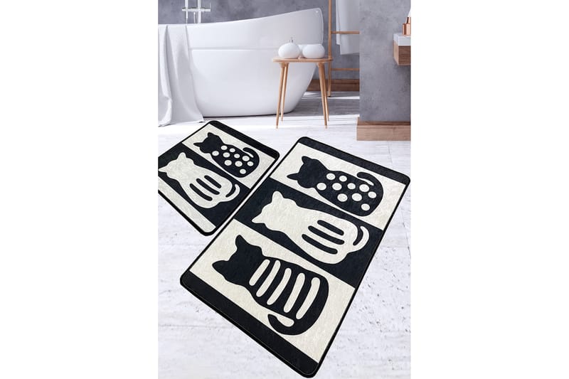 Panjawani Badrumsmatta 60x100 cm Rektangulär - Flerfärgad - Textil & mattor - Mattor - Badrumsmatta