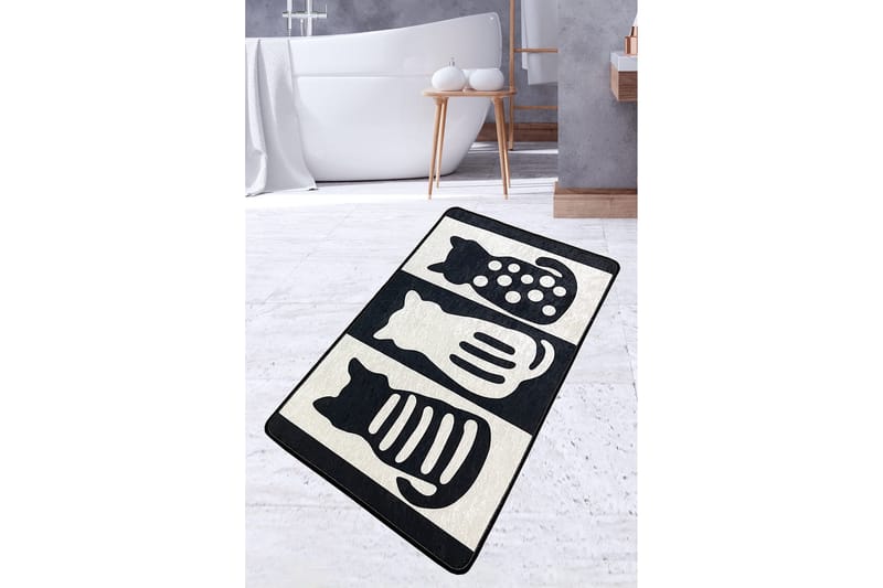 Panjawani Badrumsmatta 70x120 cm Rektangulär, Flerfärgad