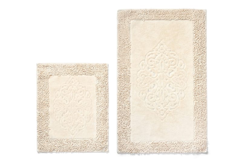 Papudi Badrumsmatta 60x100 cm Rektangulär - Creme - Textil & mattor - Mattor - Badrumsmatta