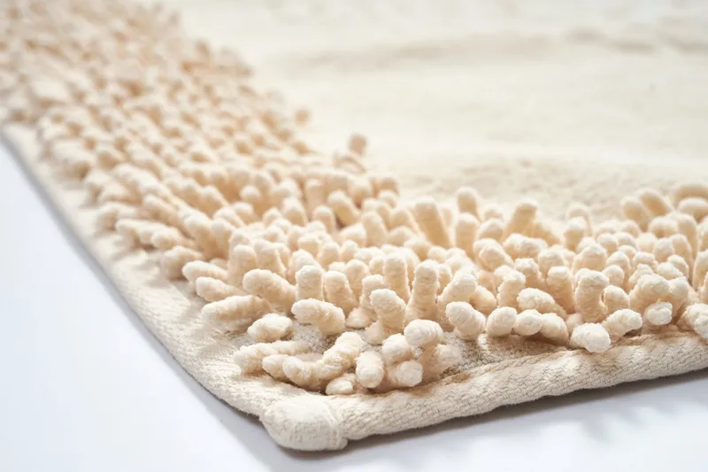Papudi Badrumsmatta 60x100 cm Rektangulär - Creme - Textil & mattor - Mattor - Badrumsmatta
