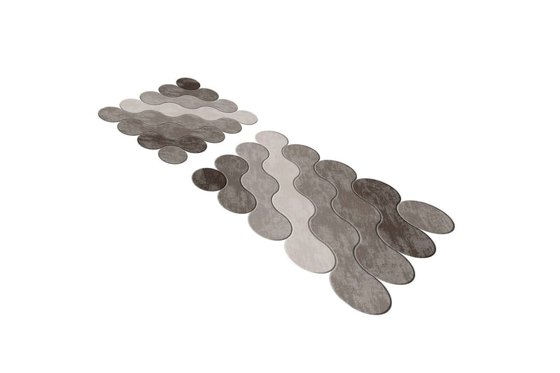 Paramdeep Badrumsmatta 60x100 cm Rektangulär - Brun - Textil & mattor - Mattor - Badrumsmatta