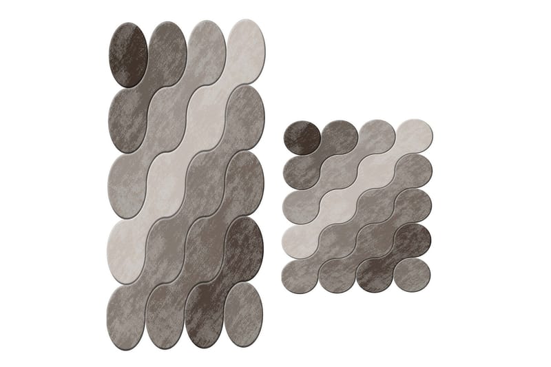 Paramdeep Badrumsmatta 60x100 cm Rektangulär - Brun - Textil & mattor - Mattor - Badrumsmatta