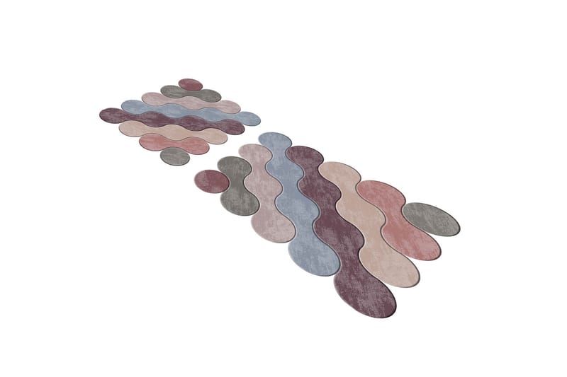 Paramjeet Badrumsmatta 60x100 cm Rektangulär - Flerfärgad - Textil & mattor - Mattor - Badrumsmatta