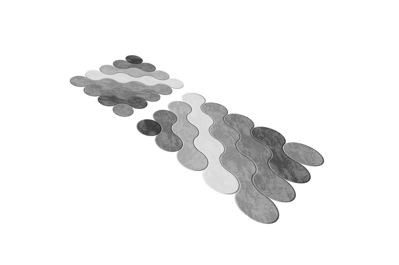 Paramveer Badrumsmatta 60x100 cm Rektangulär - Grå - Textil & mattor - Mattor - Badrumsmatta