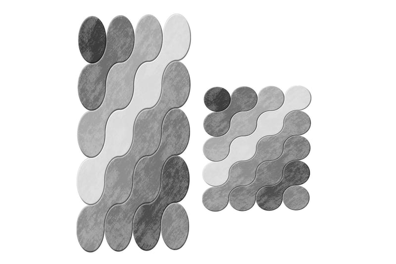 Paramveer Badrumsmatta 60x100 cm Rektangulär - Grå - Textil & mattor - Mattor - Badrumsmatta