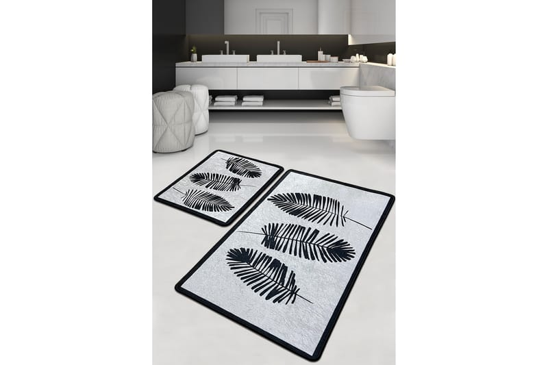 Pardhuman Badrumsmatta 60x100 cm Rektangulär - Flerfärgad - Textil & mattor - Mattor - Badrumsmatta