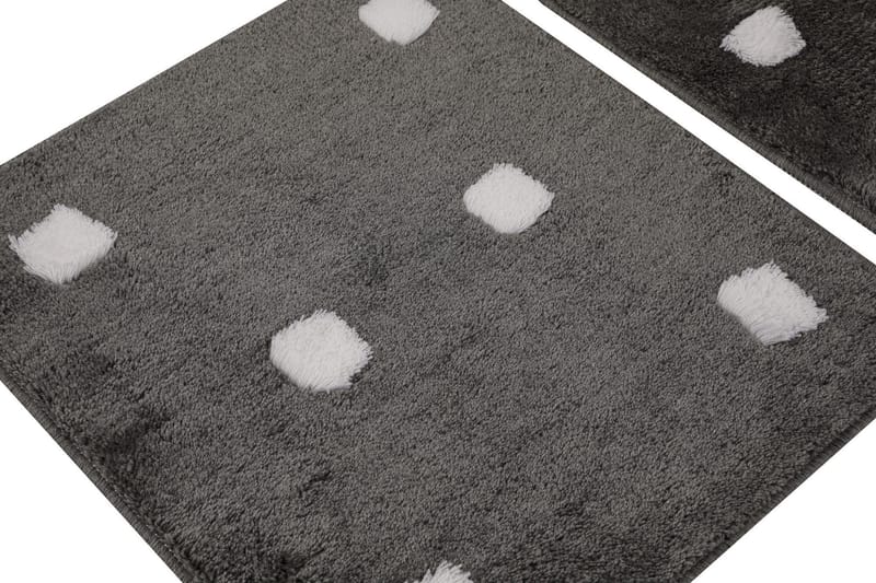 Pargati Badrumsmatta 60x100 cm Rund - Grå - Textil & mattor - Mattor - Badrumsmatta