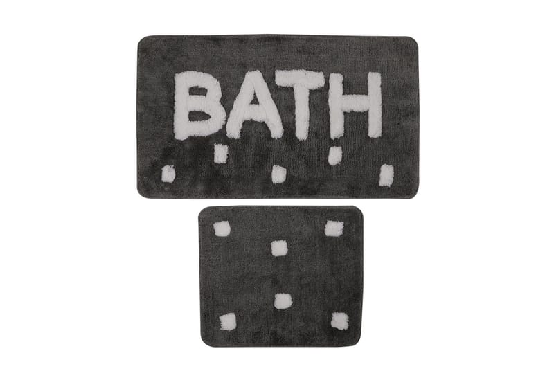 Pargati Badrumsmatta 60x100 cm Rund - Grå - Textil & mattor - Mattor - Badrumsmatta