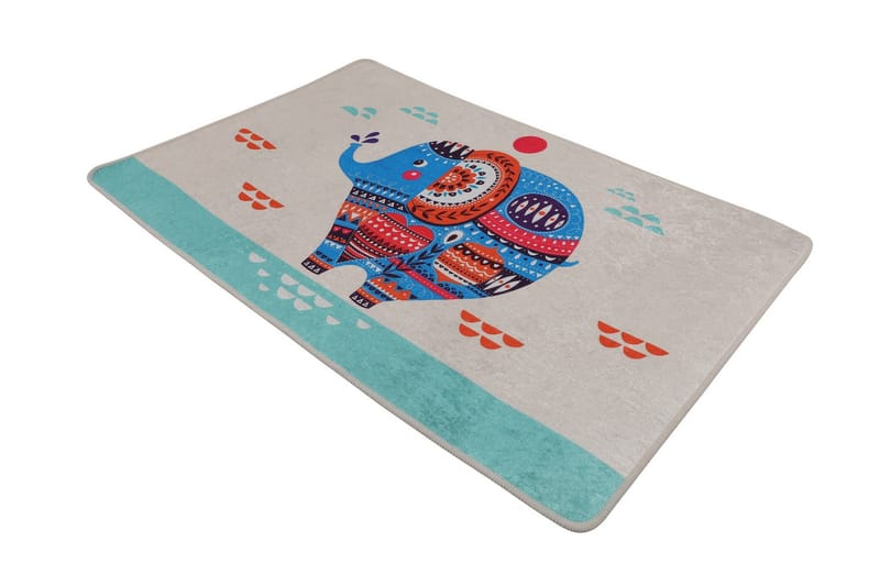 Parhalad Badrumsmatta 80x120 cm Rund - Flerfärgad - Textil & mattor - Mattor - Badrumsmatta