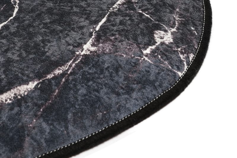 Pari Badrumsmatta 80x120 cm Rund - Svart - Textil & mattor - Mattor - Badrumsmatta