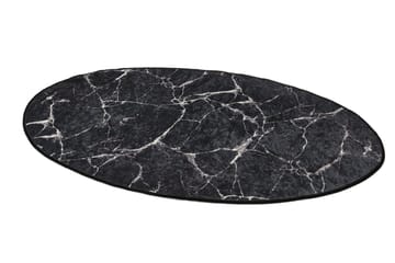 Pari Badrumsmatta 80x120 cm Rund - Svart - Textil & mattor - Mattor - Badrumsmatta