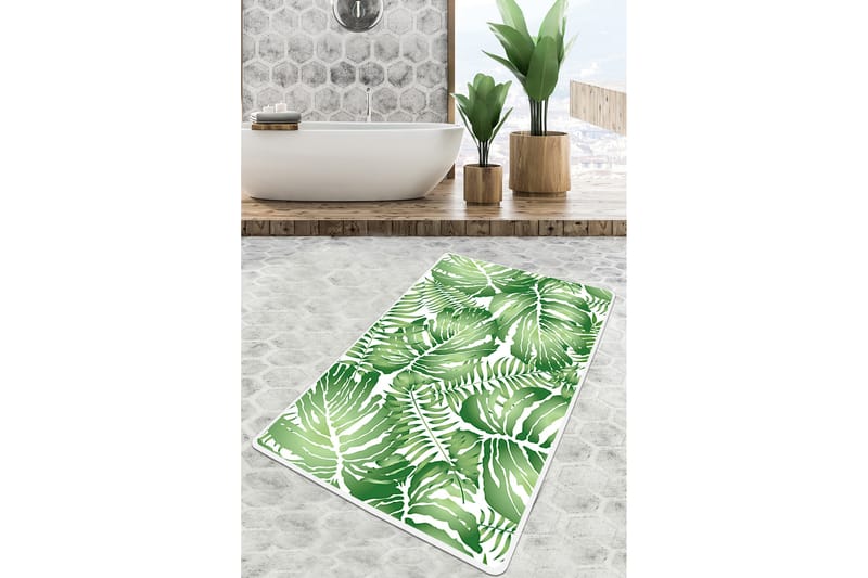 Parjinder Badrumsmatta 70x120 cm Rektangulär - Flerfärgad - Textil & mattor - Mattor - Badrumsmatta