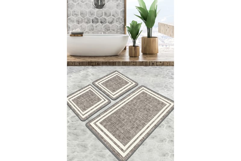 Parkash Badrumsmatta 60x100 cm Rektangulär - Flerfärgad - Textil & mattor - Mattor - Badrumsmatta