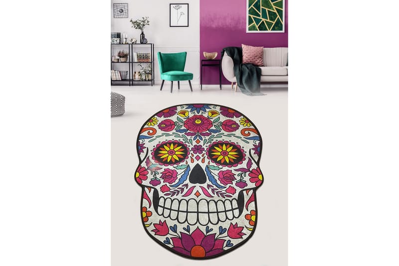 Parlad Badrumsmatta 80x120 cm Rektangulär, Flerfärgad