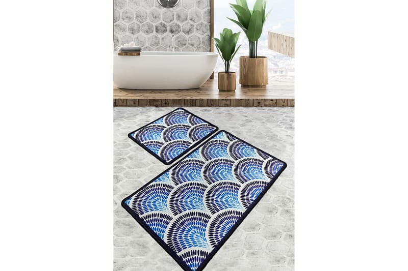 Parmeshwar Badrumsmatta 60x100 cm Rektangulär - Flerfärgad - Textil & mattor - Mattor - Badrumsmatta