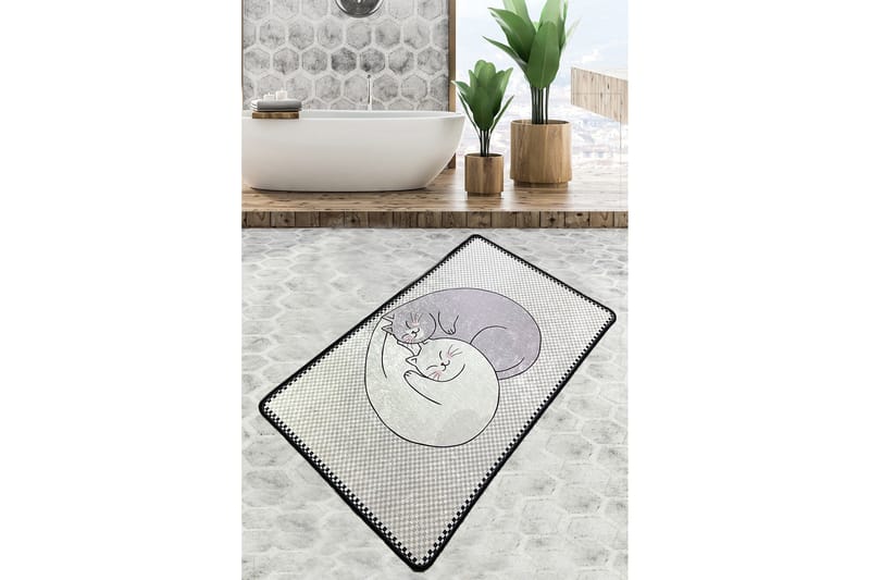 Parmeshwari Badrumsmatta 70x120 cm Rektangulär, Flerfärgad