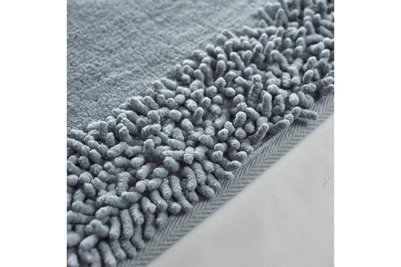 Parmita Badrumsmatta 60x100 cm Rektangulär - Grå - Textil & mattor - Mattor - Badrumsmatta